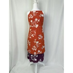 Ann Taylor Women Orange Casual Dress 6 Petites